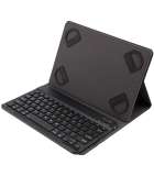 Slimline Bluetooth Universele QWERTY Keyboard hoes - zwart