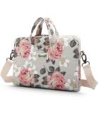 Canvaslife Briefcase Laptop 15/16 Inch - white rose