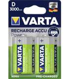 Varta Recharge Accu 2x D-cell 3000 mAh