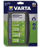 Varta Easy Universele Oplader voor AA, AAA, C, D, 9V batterijen