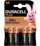 Duracell Plus alkaline AA-batterijen