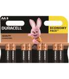Duracell Basic alkaline AA-batterijen 8 Pack