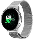 Samsung Galaxy Watch Active Milanees armband - Zilver
