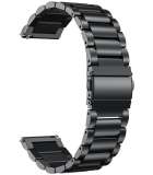 Metalen armband voor Garmin Vivomove 3 Sport 44mm - Zwart