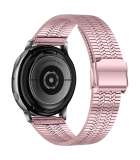 Samsung Galaxy Watch 3 41mm Bandje - Stalen Watchband - 20mm - Roze