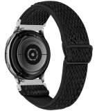 Galaxy Watch4 / Watch5 Bandje - Woven Texture Watchband - 20mm - Zwart