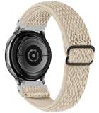 Galaxy Watch 3 41mm Bandje - Woven Texture Watchband - 20mm - Apricot