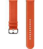 Samsung Watch Leren Bandje 20mm - oranje