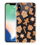 Hoesje geschikt voor iPhone Xs - Christmas Cookies