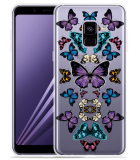 Samsung Galaxy A8 2018 Hoesje Vlinder Symmetrie