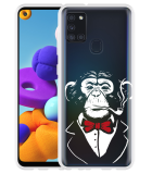 Hoesje geschikt voor Samsung Galaxy A21s - Smoking Chimp