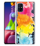 Hoesje geschikt voor Samsung Galaxy M51 - Color Splatters
