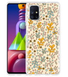 Hoesje geschikt voor Samsung Galaxy M51 - Doodle Flower