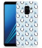 Samsung Galaxy A8 2018 Hoesje Pinguins