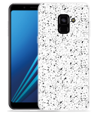 Samsung Galaxy A8 2018 Hoesje Terrazzo Look