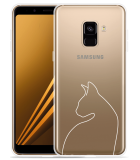 Samsung Galaxy A8 2018 Hoesje Kattencontour II