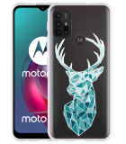 Hoesje geschikt voor Motorola Moto G30 - Art Deco Deer