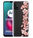 Hoesje geschikt voor Motorola Moto G30 - Flower Branch