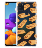 Hoesje geschikt voor Samsung Galaxy A21s - Frikandelbroodjes