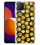 Hoesje geschikt voor Samsung Galaxy M12 - Emoji