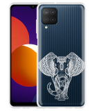 Hoesje geschikt voor Samsung Galaxy M12 - Mandala Elephant