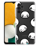 Hoesje geschikt voor Samsung Galaxy A13 4G - Panda Emotions