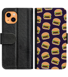 iPhone 13 Mini Hoesje - Book Case Burgers