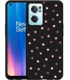 Hoesje Zwart geschikt voor OnePlus Nord CE2 - Stars