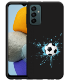 Hoesje Zwart geschikt voor Samsung Galaxy M23 - Soccer Ball