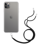 iPhone 11 Pro Max Hoesje met Koord - Transparant