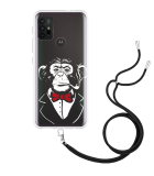 Hoesje met Koord geschikt voor Motorola Moto G30 - Smoking Chimp