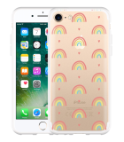 Hoesje geschikt voor iPhone 6 / 6s - Regenboog Patroon