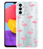 Hoesje geschikt voor Samsung Galaxy M13 - Flamingo