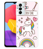 Hoesje geschikt voor Samsung Galaxy M13 - Unicorn Time