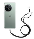 TPU Hoesje met Koord geschikt voor OnePlus 11 - Transparant