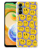 Hoesje geschikt voor Samsung Galaxy A04s - Smileys