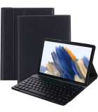 Hoes met Toetsenbord QWERTY - geschikt voor Samsung Galaxy Tab A8 - Zwart