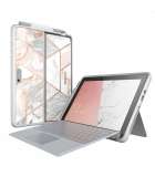 Microsoft Surface Go 2/3 Hoes - Supcase Cosmo Case - Roze Marmer
