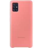 Samsung A51 Hoesje - 4G - Samsung Silicone Cover - Roze