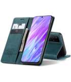 CASEME Samsung Galaxy S20 Retro Wallet Case - Blauw