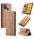 CASEME Samsung Galaxy A21s Retro Wallet Case - Bruin
