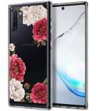 Spigen Cyrill Cecile Samsung Galaxy Note 10 Plus hoesje - Red Floral