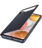 Samsung Galaxy A42 5G S View Wallet Cover - Zwart