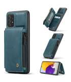 CASEME Samsung Galaxy A72 Back Cover Wallet Case - Blauw