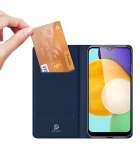 Samsung Galaxy A03s Hoesje - DUX DUCIS TPU Wallet Case - Blauw