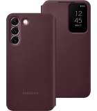 Samsung Galaxy S22 Clear View Cover Burgundy