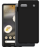 Soft TPU Hoesje geschikt voor Google Pixel 6a - Zwart