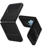 Samsung Galaxy Z Flip 4 Hoesje - Spigen Caseology Parallax Case - Zwart