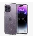 Hoesje geschikt voor Apple iPhone 14 Pro Max - Spigen Liquid Crystal Glitter - Transparant