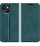 Wallet Magnetic Hoesje geschikt voor iPhone 14 Plus - Groen